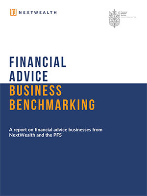 Financial Advice Business Benchmarking report cover